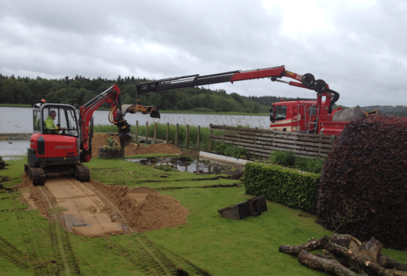 Christians Anlæg i arbejde